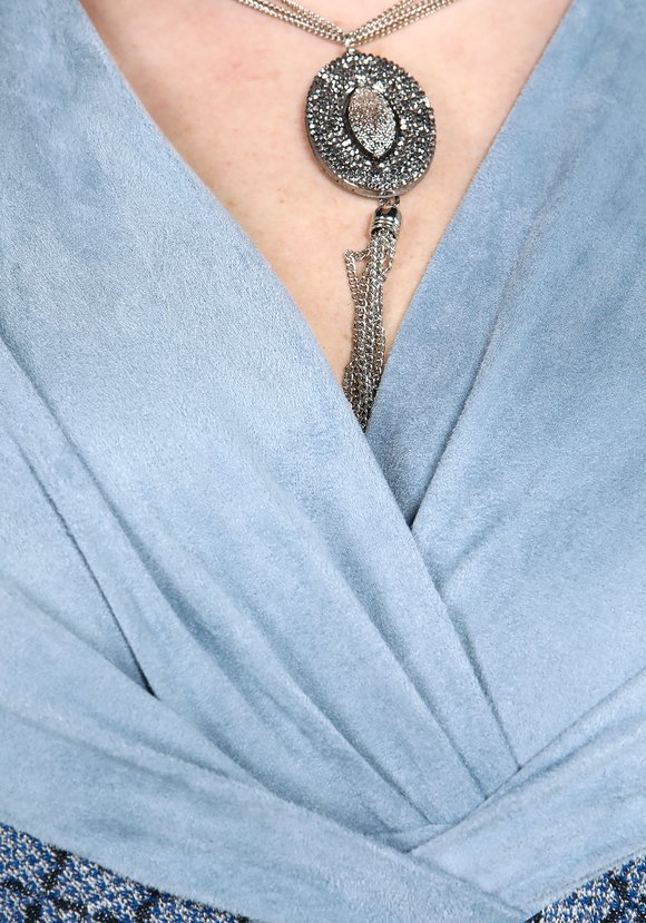 Платье А-силуэта с геометрическим принтом шир.  580, рис. 2