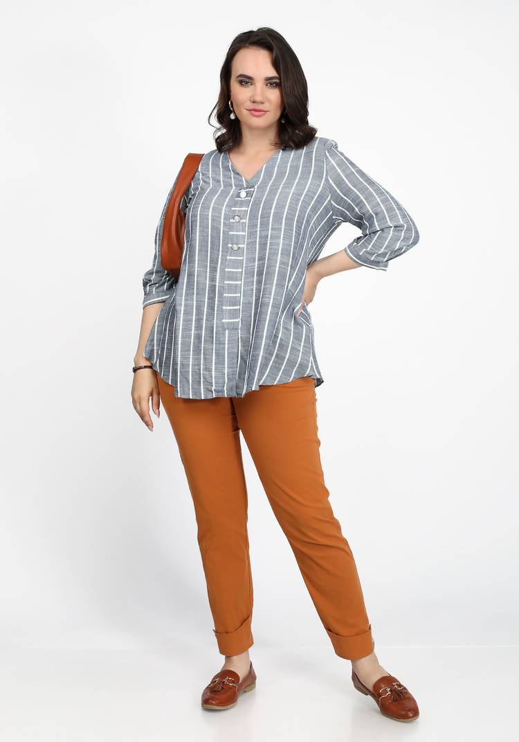 Блуза Вечерняя прогулка шир.  750, рис. 3