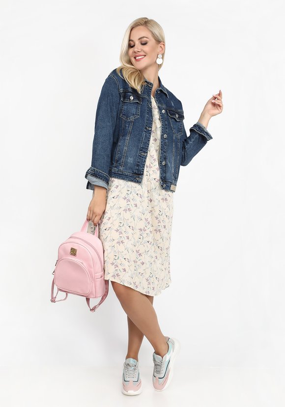 Платье с принтом мильфлер шир.  580, рис. 11