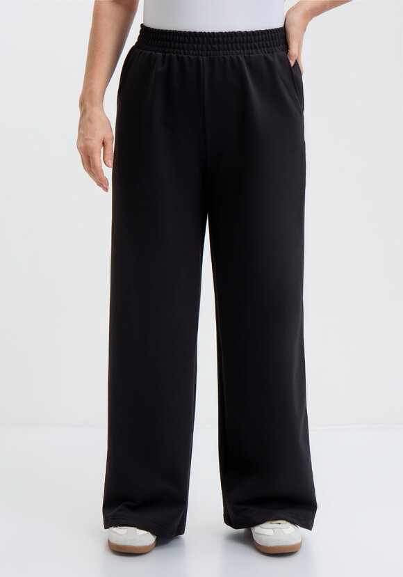 Брюки трикотажные широкие на резинке шир.  580, рис. 10