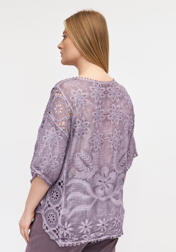 Блуза Ажурный флер шир.  580, рис. 21