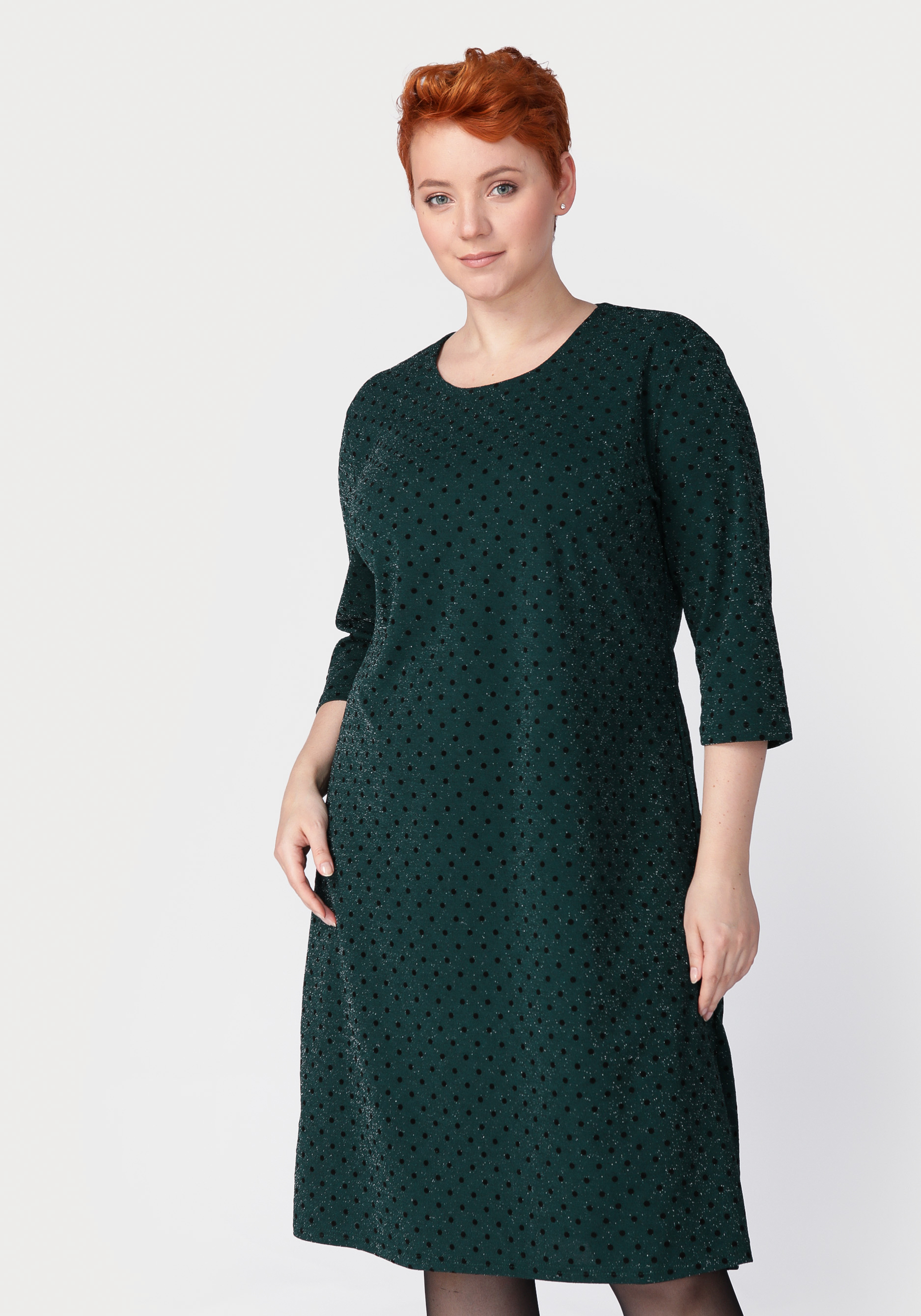 Платье женское «Лаура» LORICCI, цвет изумрудный, размер 50 - фото 3
