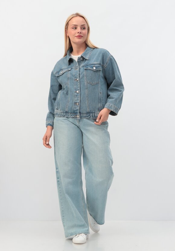 Джинсовая куртка Молли шир.  580, рис. 2