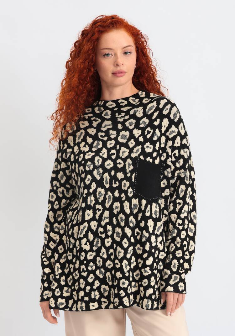 Джемпер с высокой горловиной Элизабет шир.  750, рис. 7