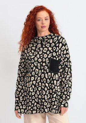 Джемпер с высокой горловиной Элизабет