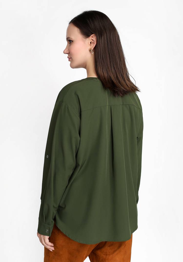 Блуза Приятная палитра шир.  750, рис. 6