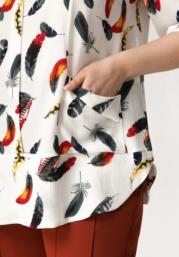 Блуза Яркая звезда шир.  580, рис. 3