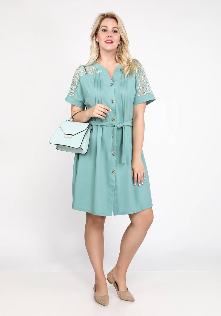 Туника с кружевом шир.  750, рис. 11