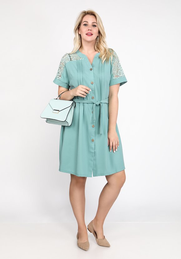 Туника с кружевом шир.  580, рис. 11