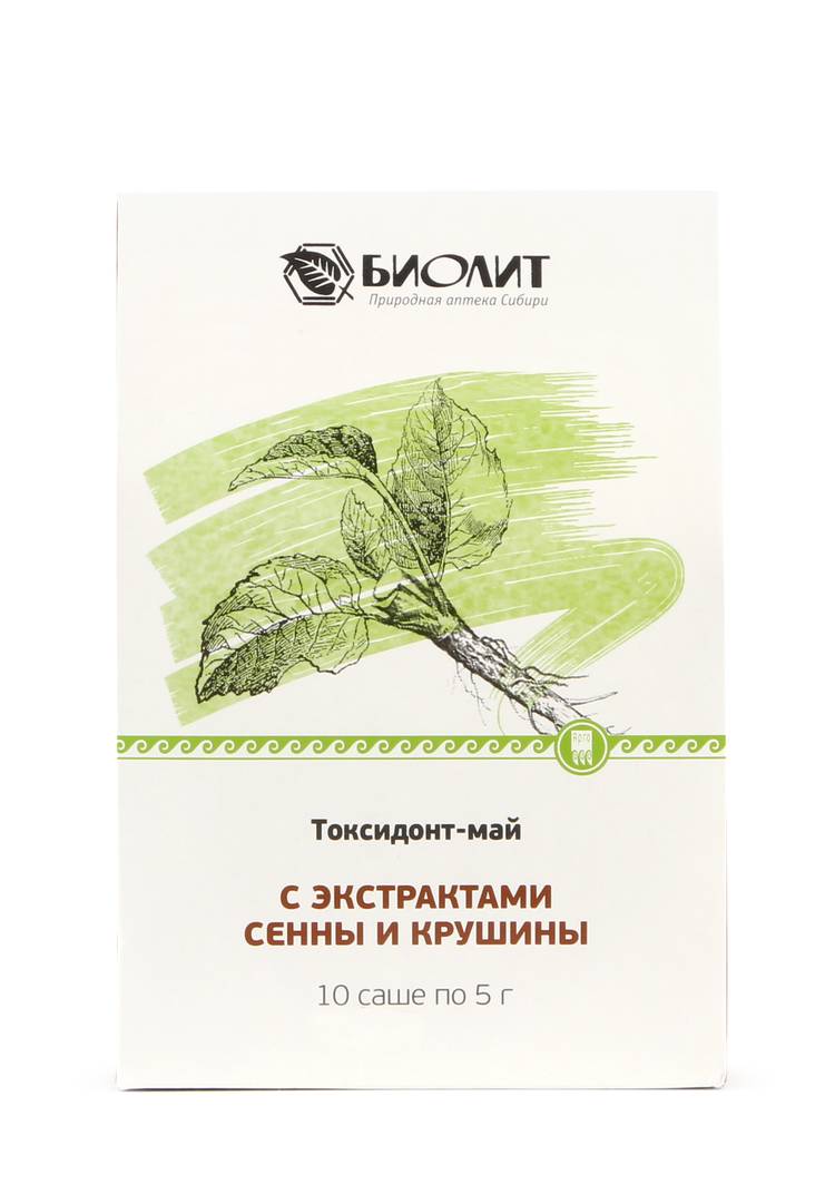 Экстракт растительный Токсидонт-май для очищения ЖКТ шир.  750, рис. 1