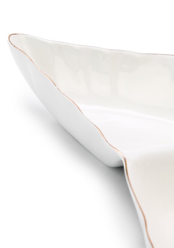 Менажница из фарфора Золотой цветок шир.  580, рис. 21