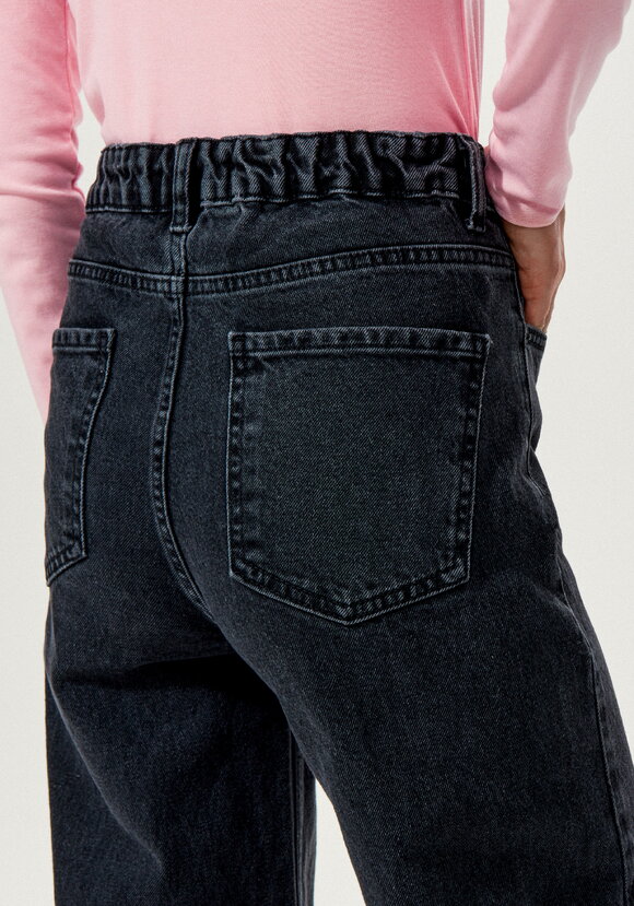 Джинсы широкие прямого кроя шир.  580, рис. 6