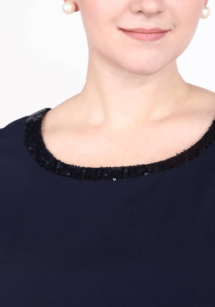 Топ с отделкой из пайеток шир.  750, рис. 8