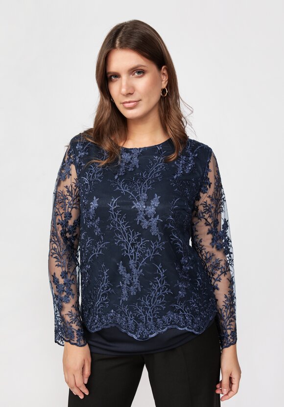 Блуза с рукавом 7/8 шир.  580, рис. 14