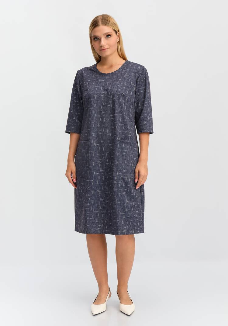 Платье под джинсу Агата шир.  750, рис. 10