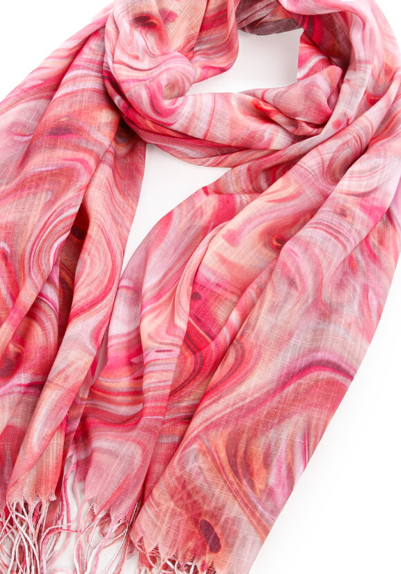 Палантин облегченный с принтом шир.  580, рис. 14