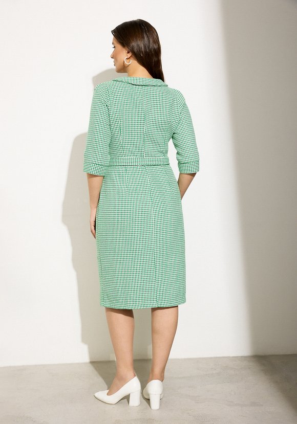 Платье на пуговицах с поясом в комплекте — купить за руб в магазине Леомакс