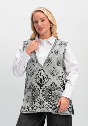 Жилет из шерсти Ласковое тепло