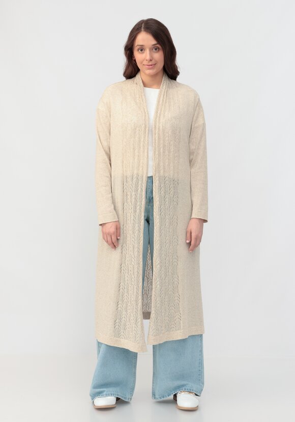 Кардиган из смесовой пряжи Белла шир.  580, рис. 4