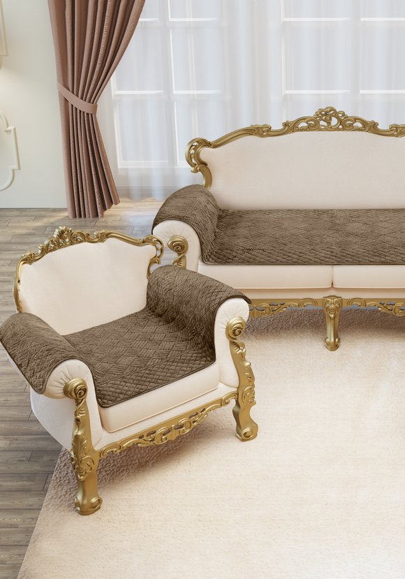 Комплект дивандеков для дивана и кресел шир.  580, рис. 4