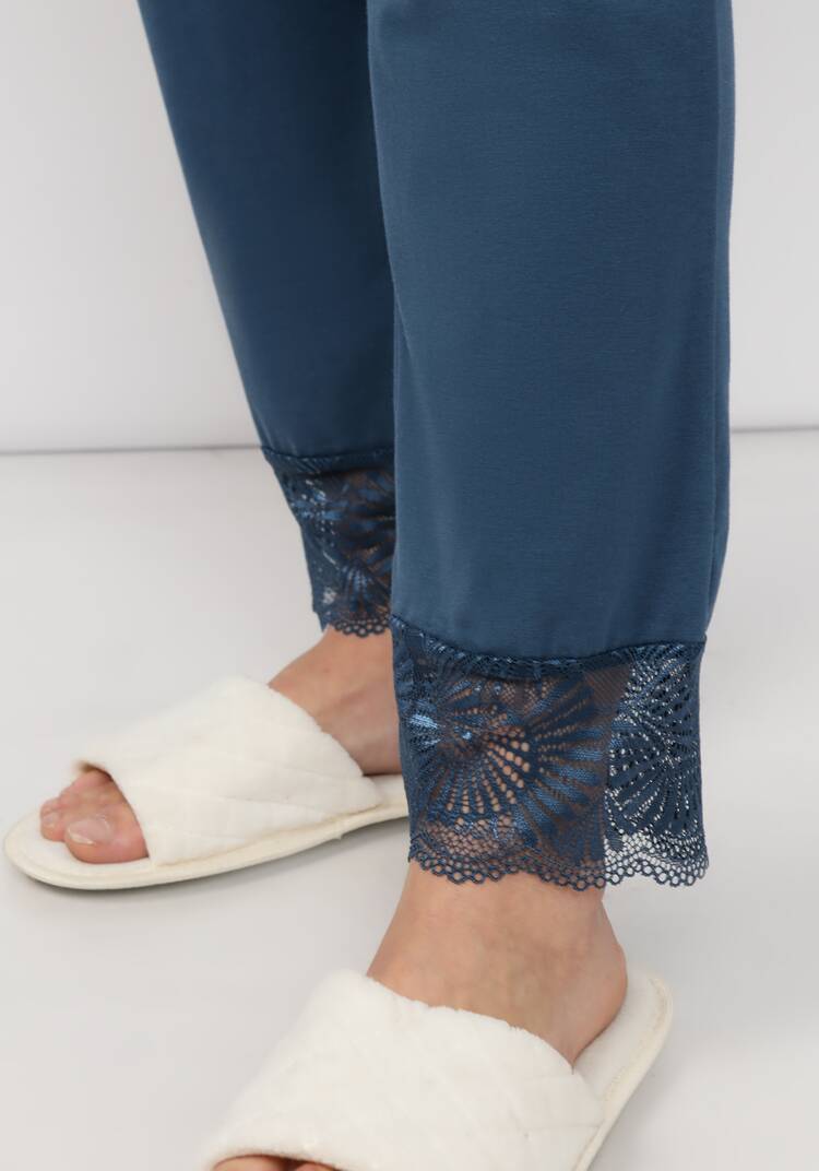Брюки пижамные с кружевом шир.  750, рис. 18