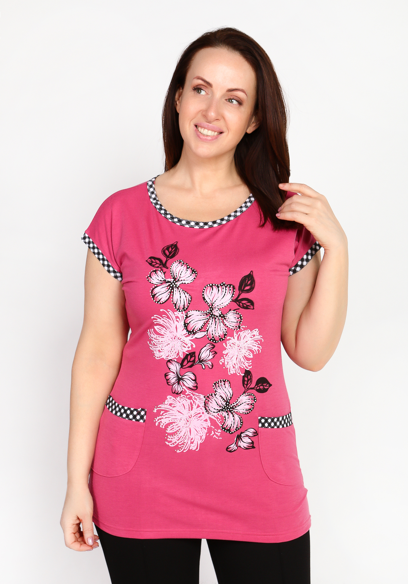 

Туника "Анабель", Темно-розовый