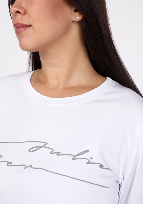 Футболка с длинным рукавом и принтом шир.  580, рис. 2