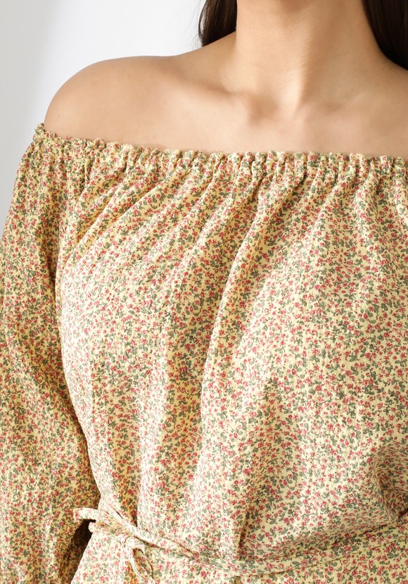 Блуза А силуэта с рукавом  фонариком шир.  580, рис. 5