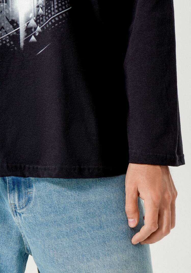 Комплект мужских лонгсливов с принтом шир.  750, рис. 29