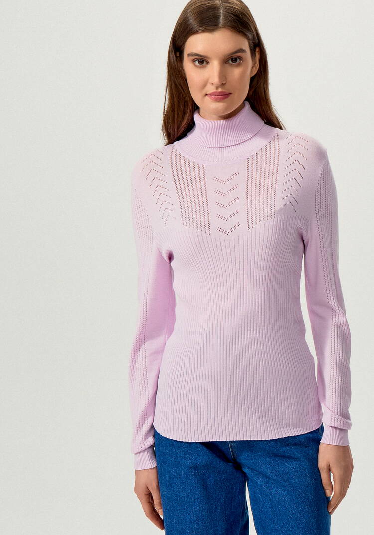 Водолазка из вискозы с узором шир.  750, рис. 11