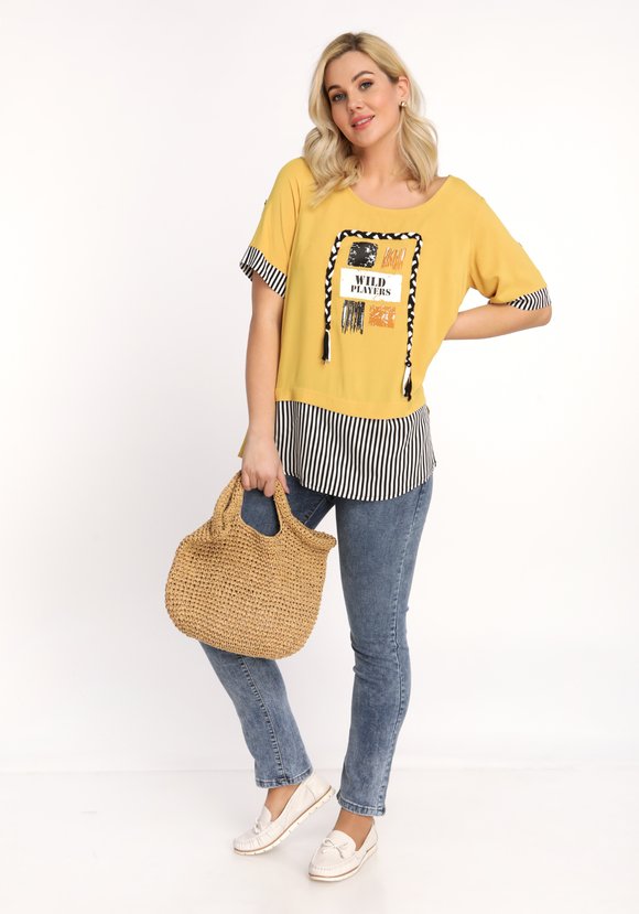 Джинсы на резинке шир.  580, рис. 3