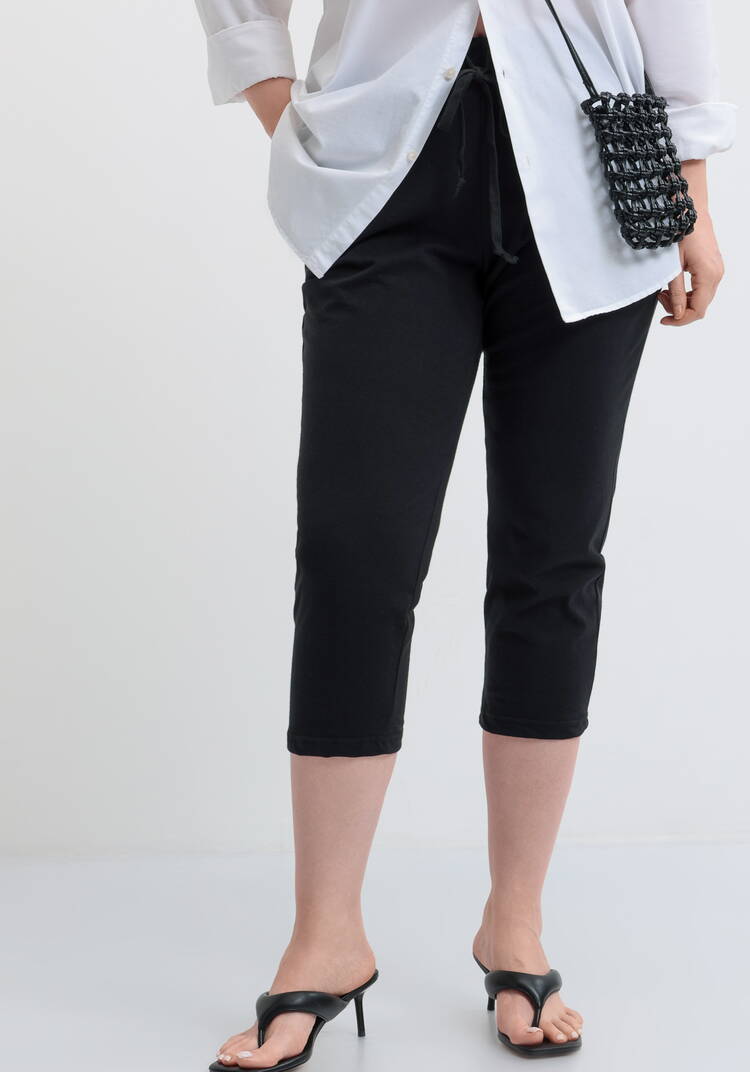 Бриджи трикотажные с поясом на кулиске шир.  750, рис. 22