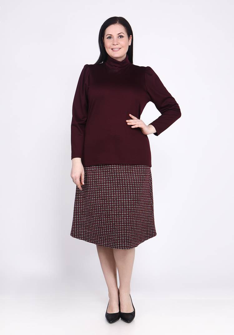 Водолазка базовая прямого кроя шир.  750, рис. 6