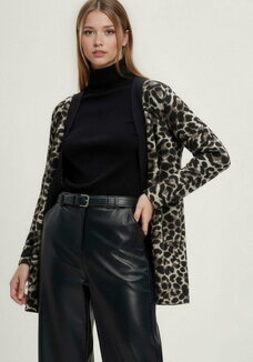 Кардиган с aнималистичным принтом