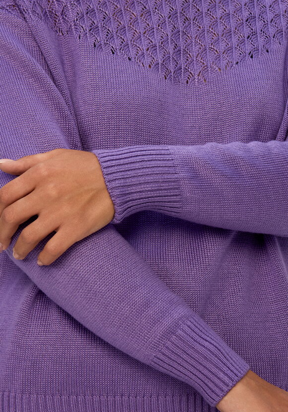 Джемпер женский с ажурной кокеткой шир.  580, рис. 20