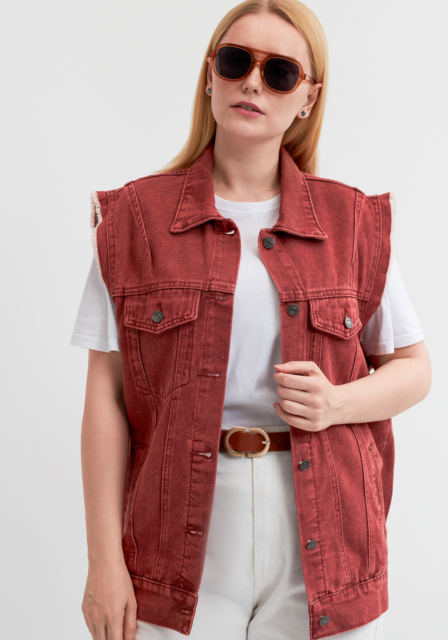 Джинсовый жилет "Невада"