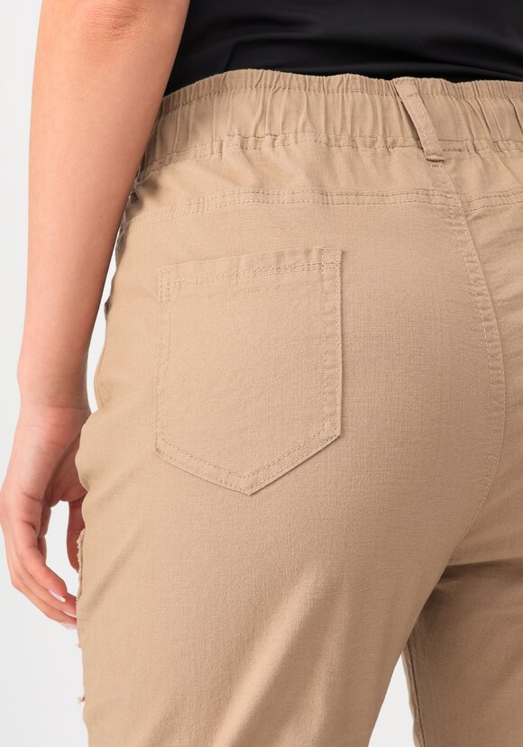 Брюки на резинке с декором шир.  580, рис. 18