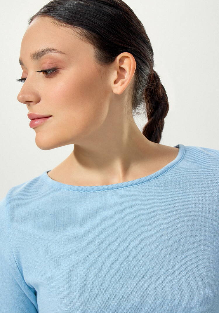 Джемпер свободный с горлом лодочкой шир.  750, рис. 24