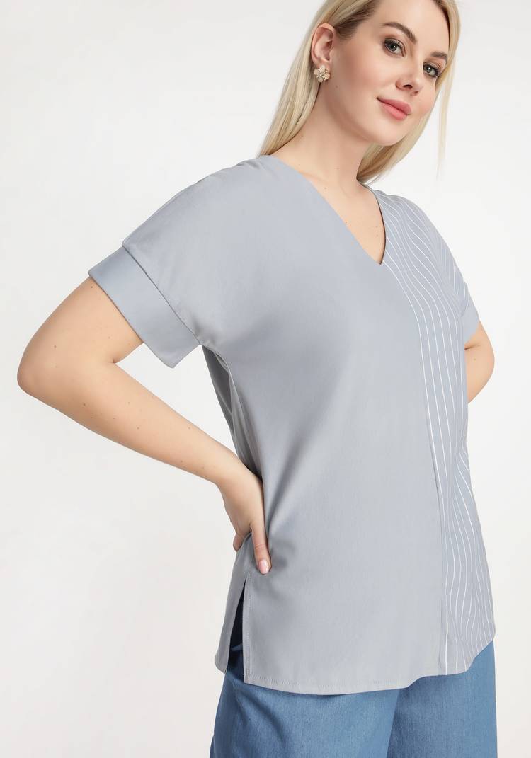 Блуза с боковыми разрезами шир.  750, рис. 3