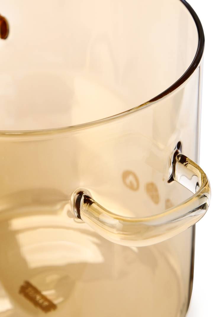 Стеклянная кастрюля с крышкой Даймонд шир.  750, рис. 24