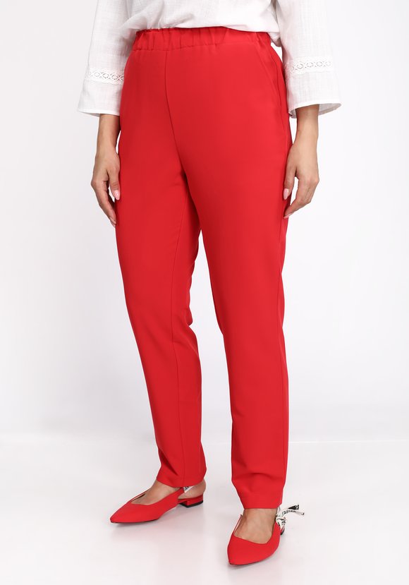 Брюки свободного силуэта зауженные к низу шир.  580, рис. 1