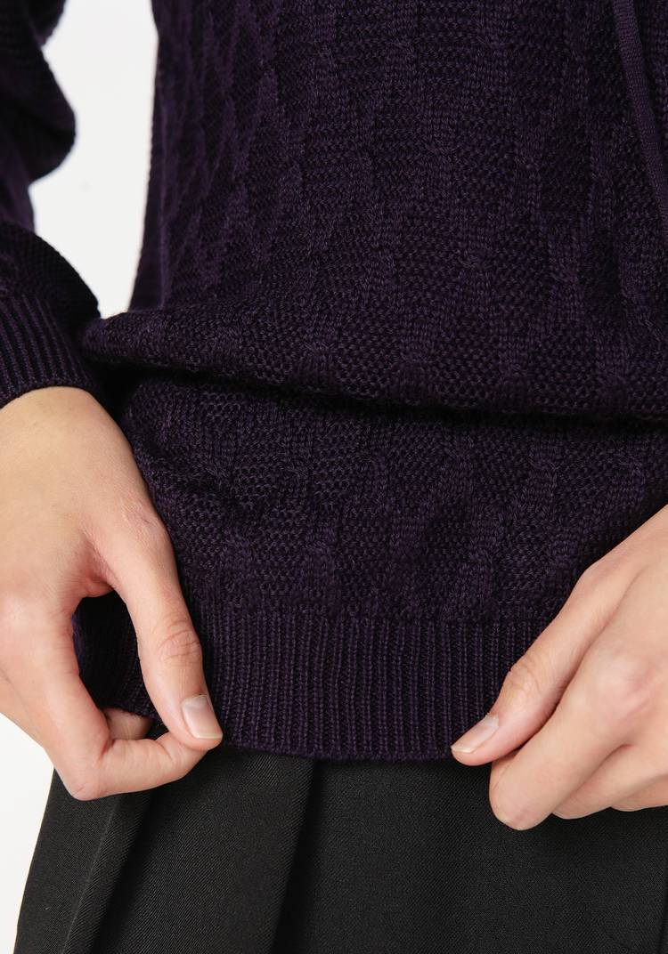 Джемпер женский с капюшоном шир.  750, рис. 5