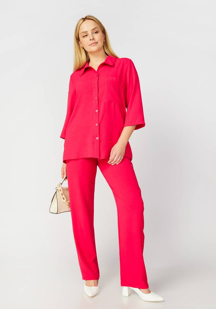 Костюм: блуза на пуговицах и брюки шир.  750, рис. 6