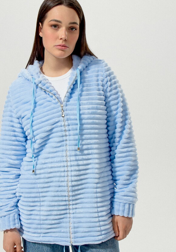 Толстовка меховая на молнии шир.  580, рис. 14