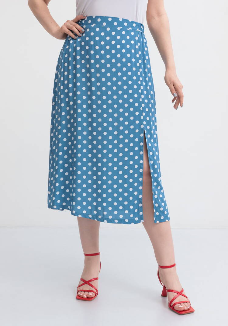 Юбка свободная с широким поясом на резинке шир.  750, рис. 16