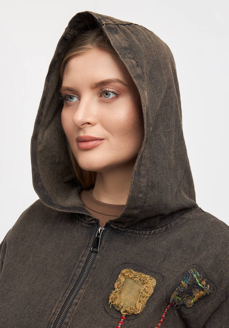 Джинсовая куртка Дыхание леса шир.  750, рис. 13