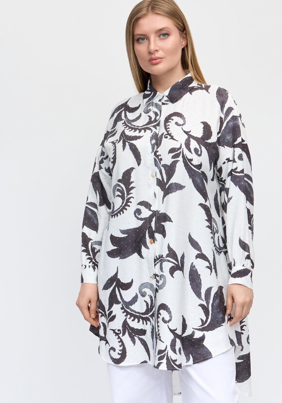 Блуза удлиненная Джулия шир.  580, рис. 1