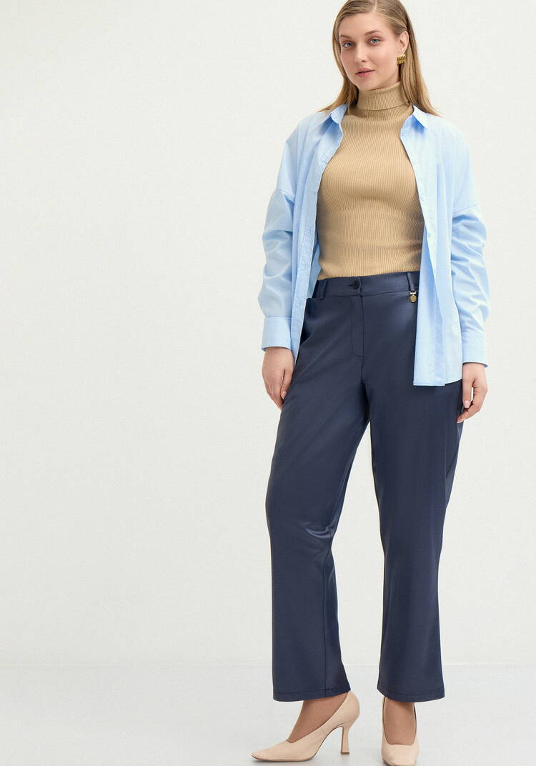 Брюки с комфортным поясом на рeзинке шир.  750, рис. 7