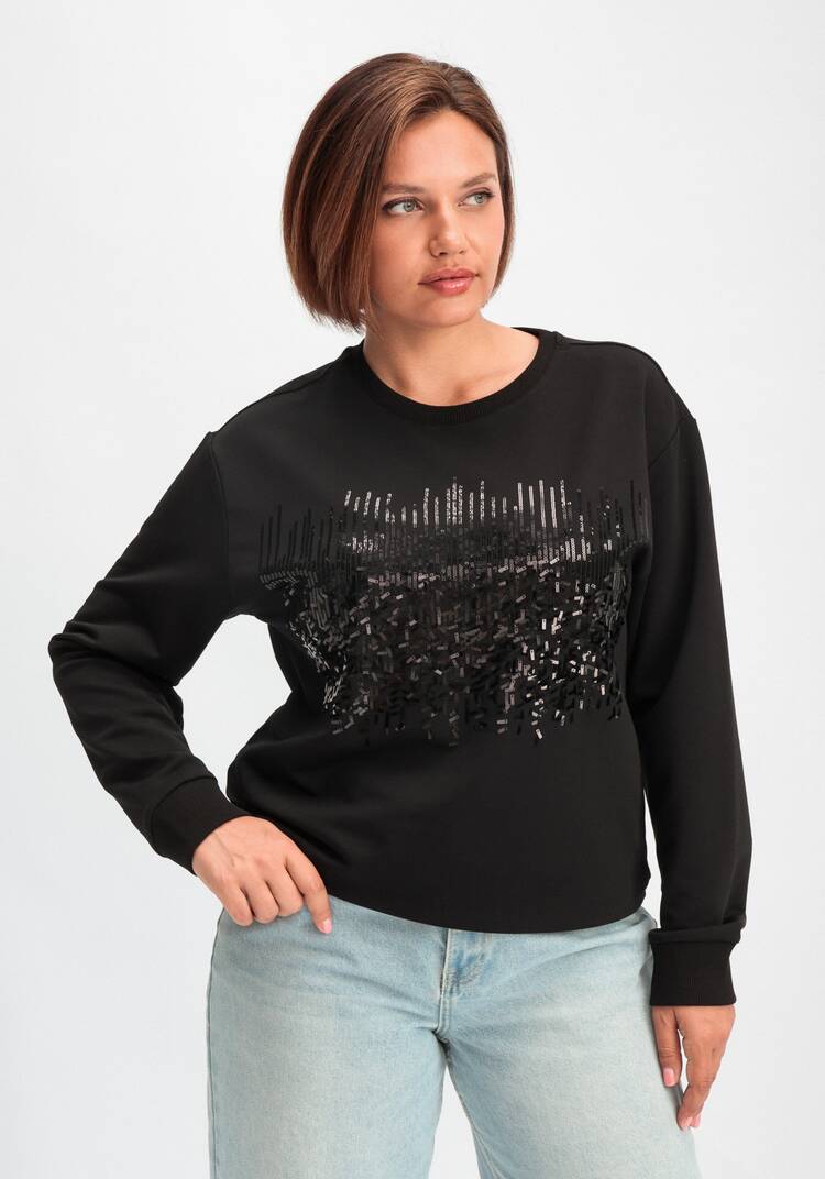 Свитшот с абстрактным рисунком из пайеток шир.  750, рис. 21