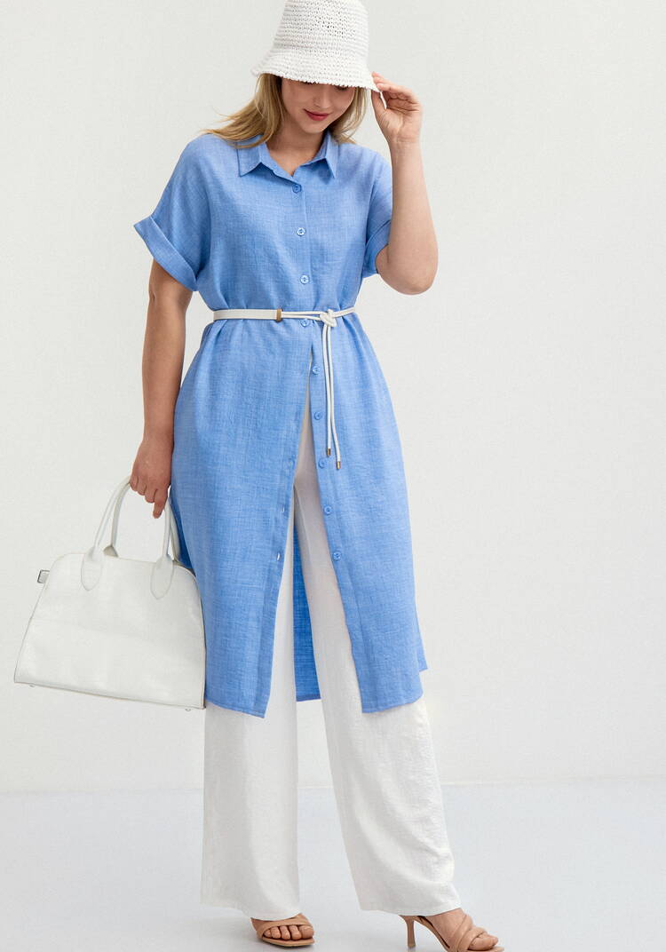 Платье со спущенным плечом А-силуэта шир.  750, рис. 7